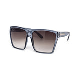 12 Pack: Classy Oversized Square with Metal Accent Gradient Wholesale Sunglasses