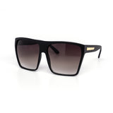 12 Pack: Classy Oversized Square with Metal Accent Gradient Wholesale Sunglasses