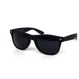 12 Pack: Timeless Retro Matte Black Soft Touch Wholesale Sunglasses