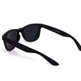 12 Pack: Timeless Retro Matte Black Soft Touch Wholesale Sunglasses