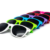 12 Pack: Maddox Premium Soft Touch Neon Wholesale Sunglasses