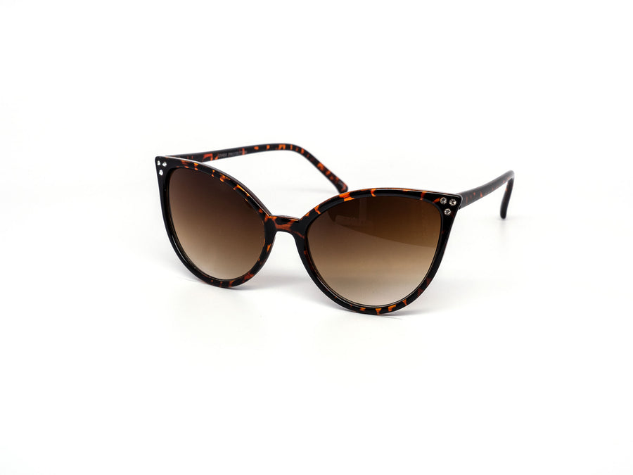 12 Pack: MVL Rhinestone Cateye Gradient Wholesale Sunglasses