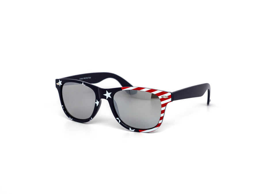 12 Pack: Star Spangled USA Mirror Wholesale Sunglasses