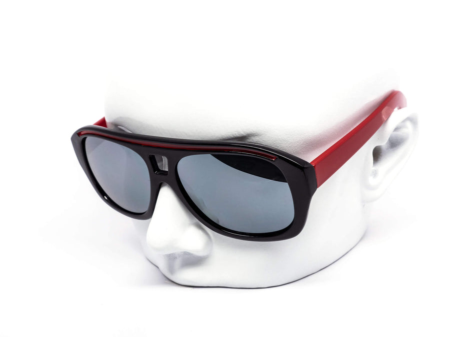 12 Pack: Snug Mirror Thick Aviator Wholesale Sunglasses