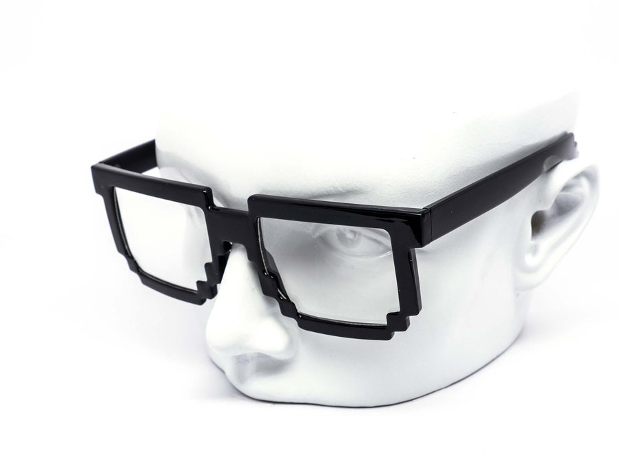 12 Pack: Clear Lens Digital Craft Pixel Wholesale Sunglasses