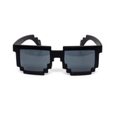 12 Pack: All-black Digital Craft Pixel Wholesale Sunglasses
