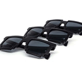 12 Pack: All-black Digital Craft Pixel Wholesale Sunglasses
