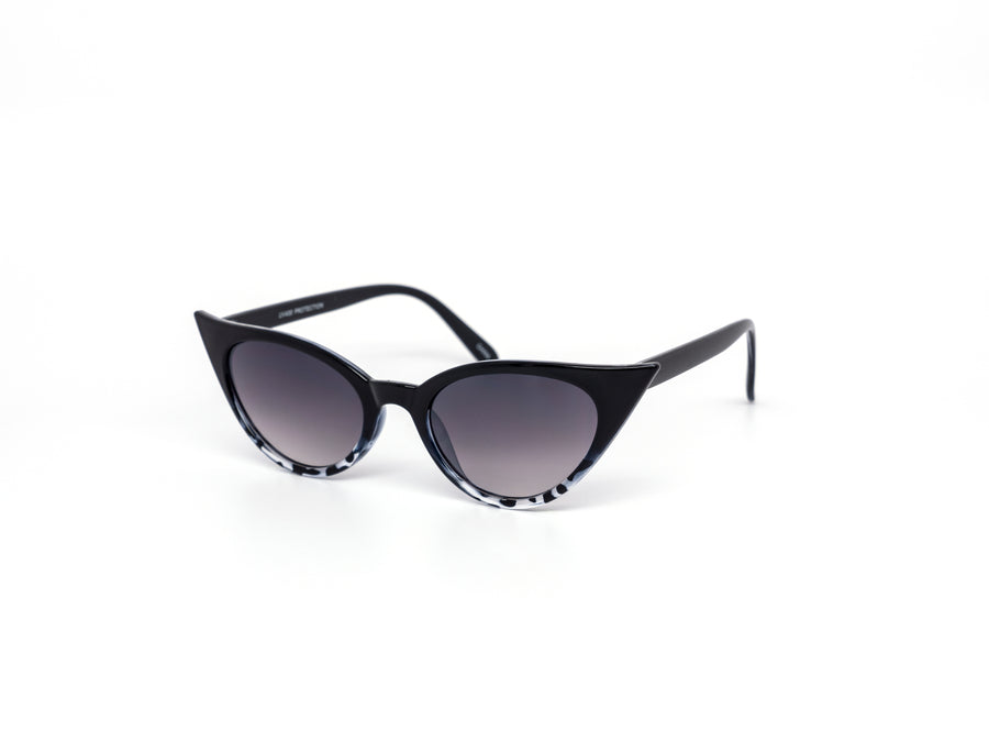12 Pack: Angry Cateye Gradient Wholesale Sunglasses
