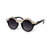 12 Pack: High Fashion Circle Eyebrow Gradient Wholesale Sunglasses