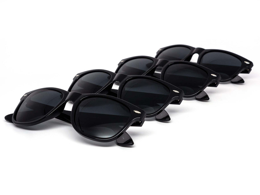 12 Pack: Maddox All-black Wholesale Sunglasses