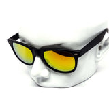 12 Pack: Maddox All-black Soft Touch Burnt Mirror Wholesale Sunglasses