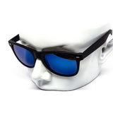 12 Pack: Maddox All-black Soft Touch Burnt Mirror Wholesale Sunglasses