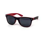 12 Pack: All-black Maddox Two-tone Neon Wholesale Sunglasses