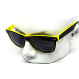 12 Pack: All-black Maddox Two-tone Neon Wholesale Sunglasses