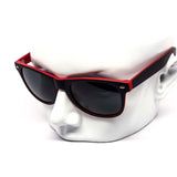 12 Pack: All-black Maddox Two-tone Neon Wholesale Sunglasses
