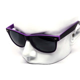 12 Pack: All-black Maddox Two-tone Neon Wholesale Sunglasses