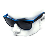 12 Pack: All-black Maddox Two-tone Neon Wholesale Sunglasses