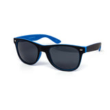 12 Pack: All-black Maddox Two-tone Neon Wholesale Sunglasses