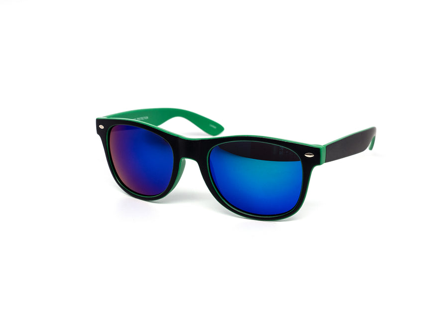 12 Pack: Fairway Soft-touch Neon Mirror Wholesale Sunglasses