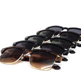 12 Pack: Classic Clubber Rectangular Wholesale Sunglasses