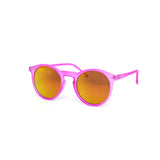 12 Pack: Trendy Circle Acetate Frost Mirror Wholesale Sunglasses