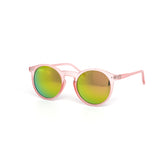 12 Pack: Trendy Circle Acetate Frost Mirror Wholesale Sunglasses