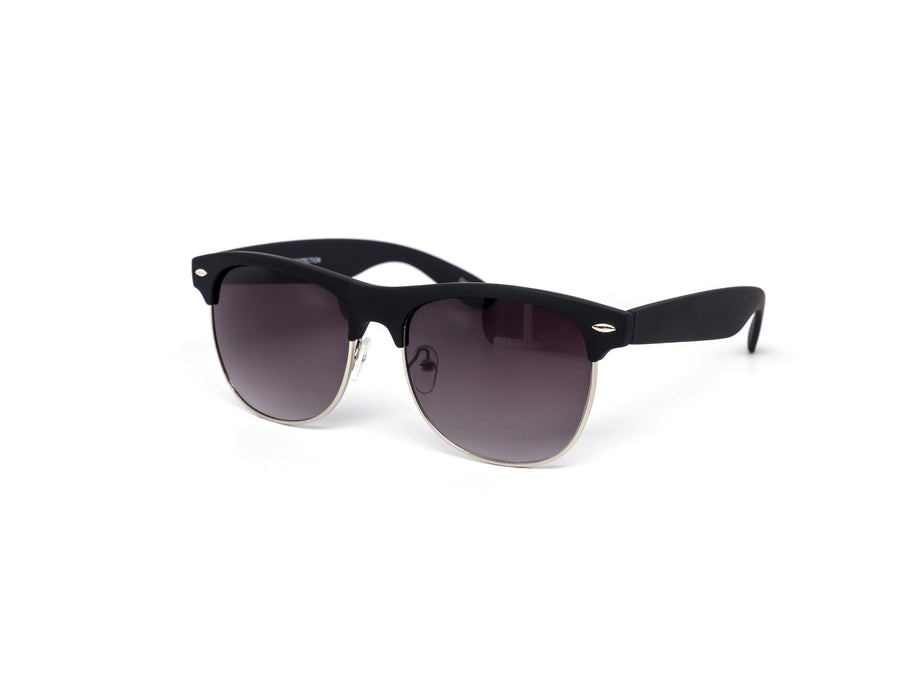 12 Pack: Classic Clubber Soft Touch Matte Finish Wholesale Sunglasses