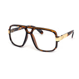 12 Pack: Retro Big Boss Aviator Clear Glasses Wholesale Sunglasses