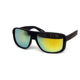 12 Pack: Active Sports Matte Black Mirror Thick Wholesale Sunglasses