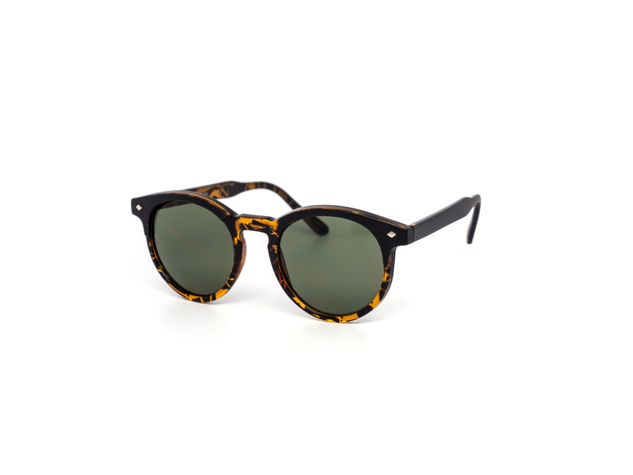 12 Pack: Gentle Retro Round Two-tone Wholesale Sunglasses