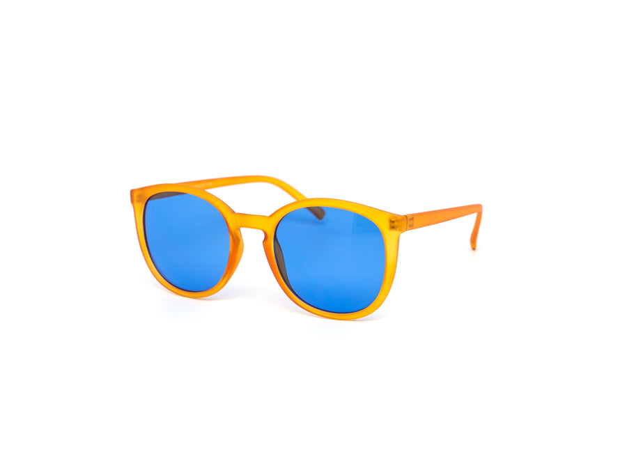 12 Pack: Super Simple Round Frost Finish Wholesale Sunglasses