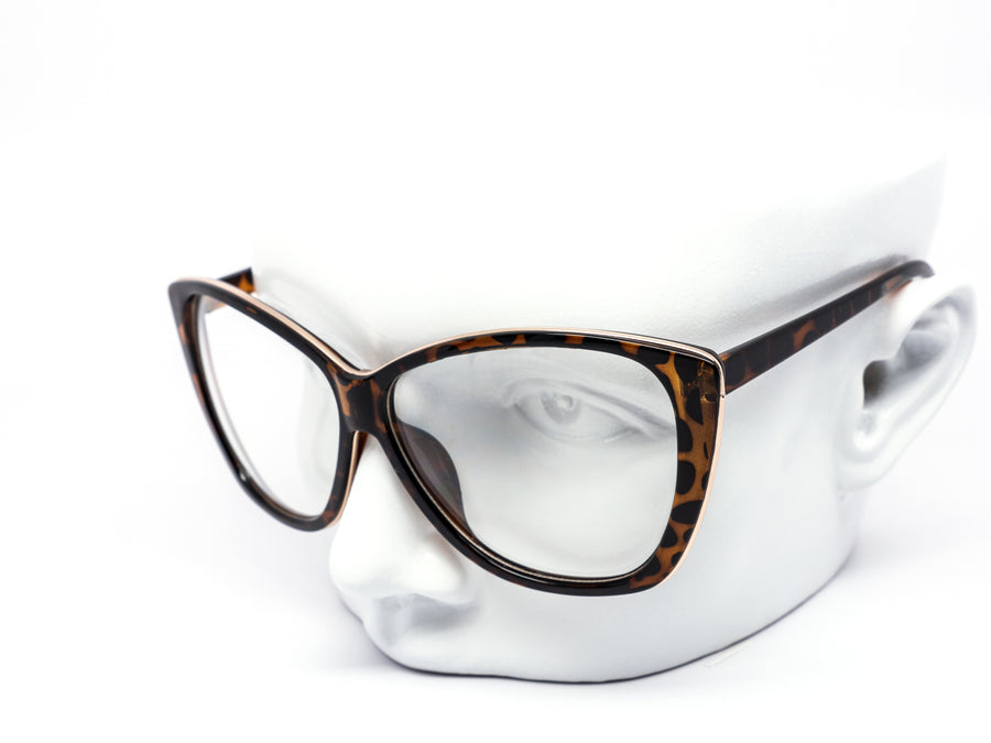 12 Pack: Oversized Round Cateye Clear Wholesale Glasses