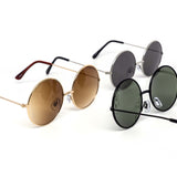 12 Pack: Kids Circle Gradient Metal Wholesale Sunglasses