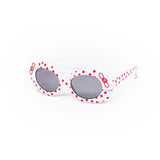 12 Pack: Kids Polkadot Double Ribbon Wholesale Sunglasses
