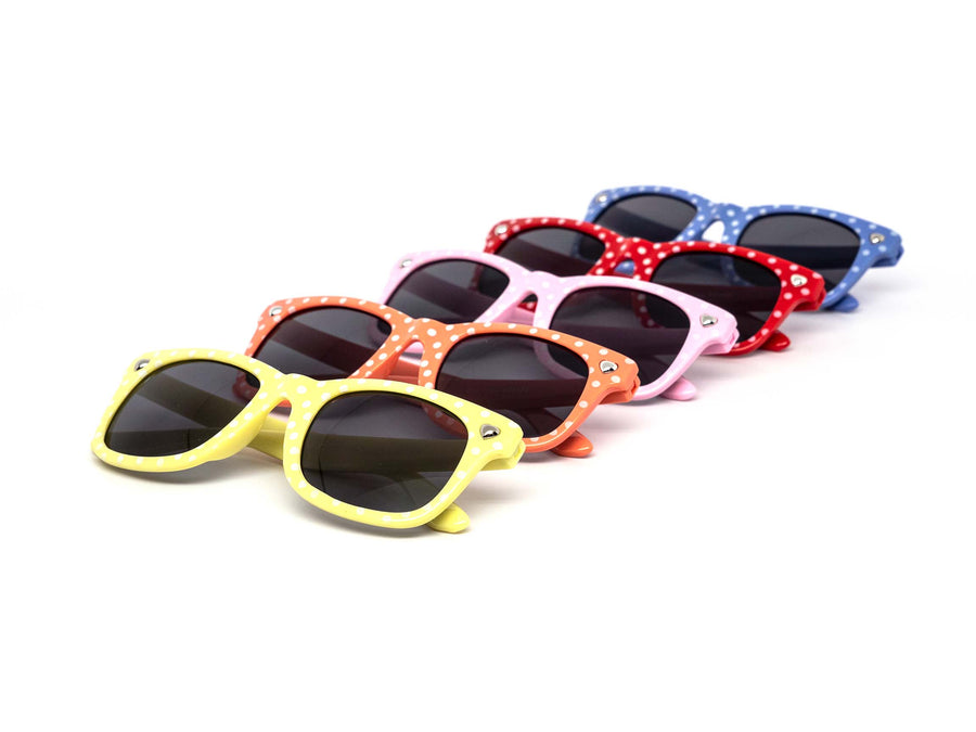12 Pack: Kids Cute Lotty Dotty Wholesale Sunglasses