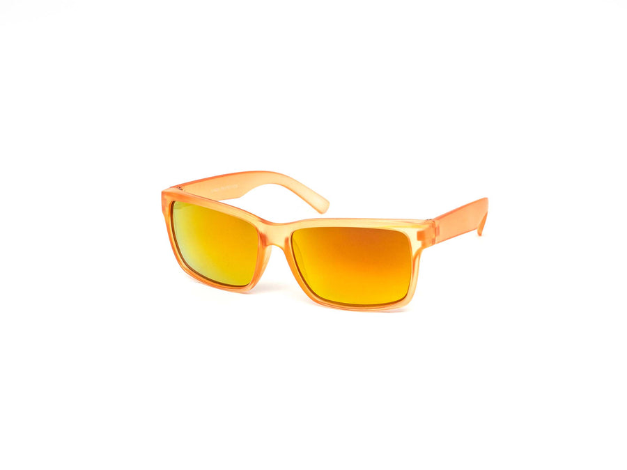 12 Pack: Kids Matte Color Mirror Lifestyle Wholesale Sunglasses