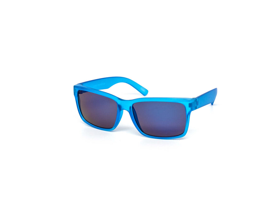 12 Pack: Kids Matte Color Mirror Lifestyle Wholesale Sunglasses