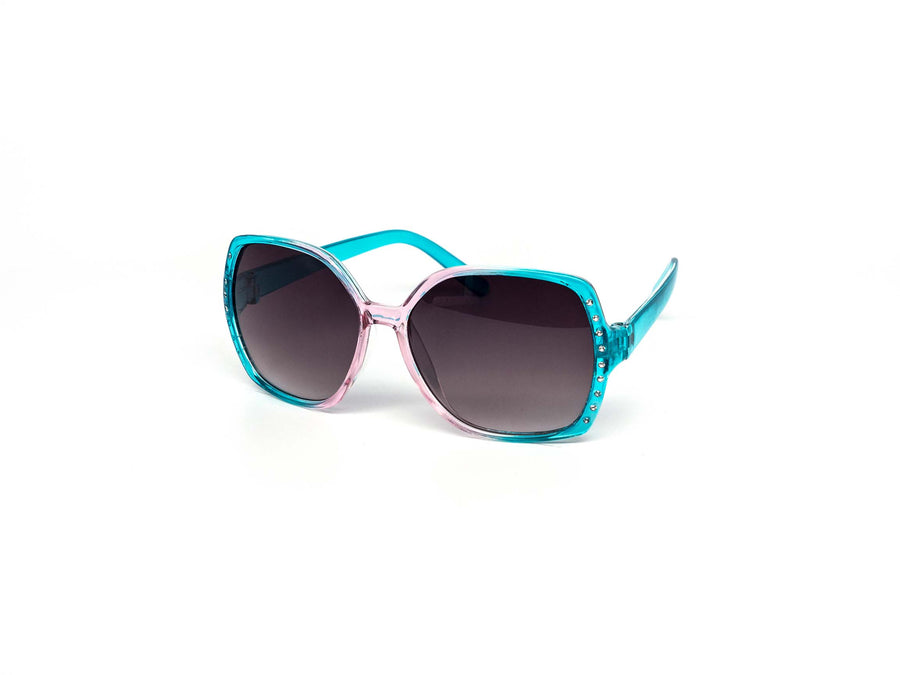 12 Pack: Kids Retro Chic Rhinestone Wholesale Sunglasses
