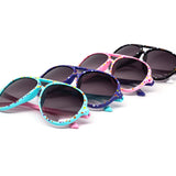 12 Pack: Kids Party Splash Gradient Aviator Wholesale Sunglasses