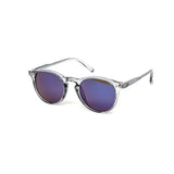 12 Pack: Kids Minimalist Frosty Round Color Mirror Wholesale Sunglasses