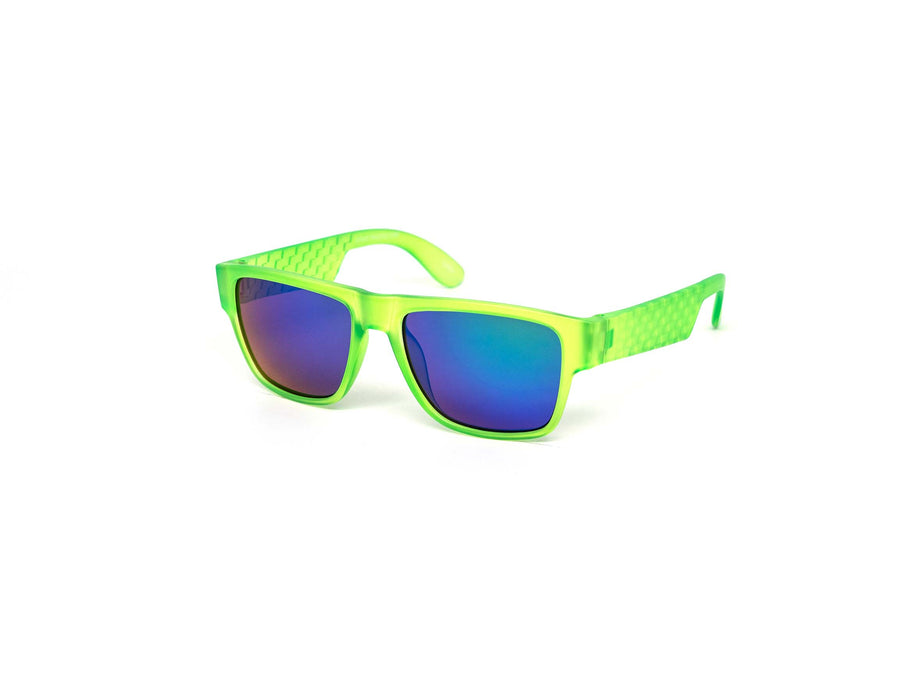 12 Pack: Kids Frosty Color Mirror Wholesale Sunglasses