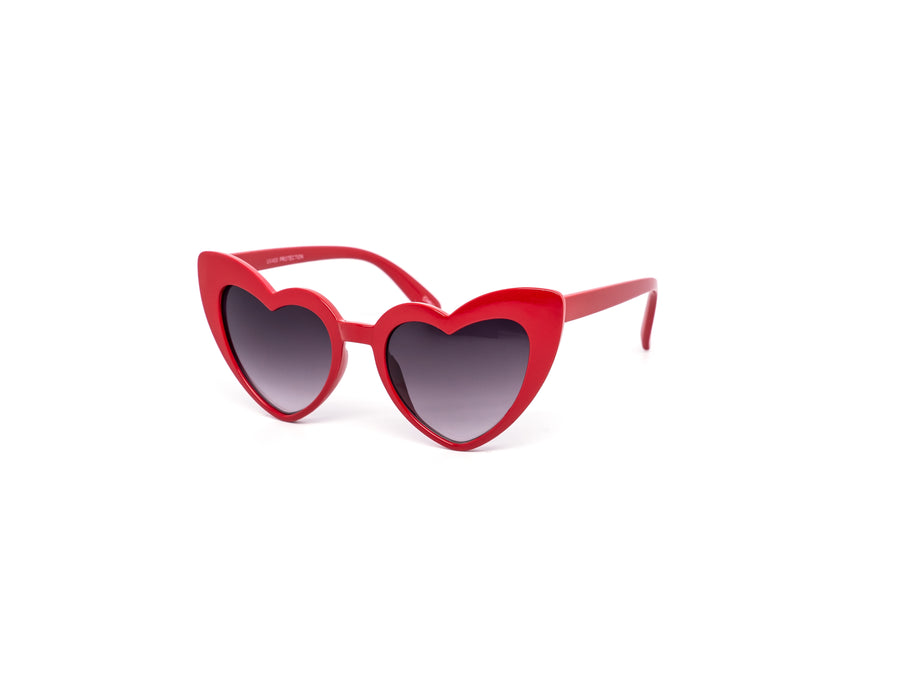 12 Pack: Kids Heart Gradient Wholesale Sunglasses