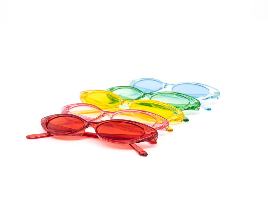 12 Pack: Kids Color Skinny Wholesale Sunglasses