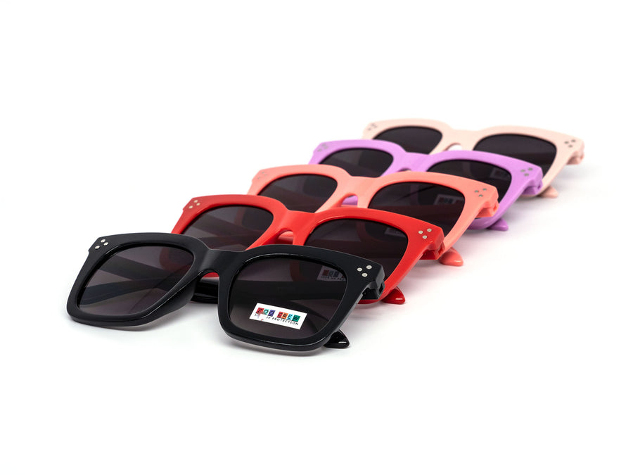 12 Pack: Kids Classy Oversized Gradient Wholesale Sunglasses