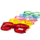 12 Pack: Kids Classy Oversized Crystal Colors Wholesale Sunglasses
