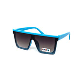 12 Pack: Kids Oversized Gradient Shield Wholesale Sunglasses