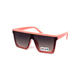 12 Pack: Kids Oversized Gradient Shield Wholesale Sunglasses