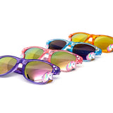 12 Pack: Kids Rainbow Unicorn Wholesale Sunglasses