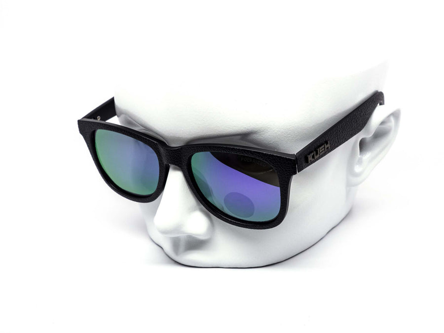 12 Pack: Polarized Kush Blackout Nugget Color Mirror Wholesale Sunglasses
