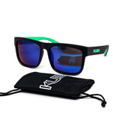 12 Pack: Polarized Kush Mirror Thick Wholesale Sunglasses with Pouch